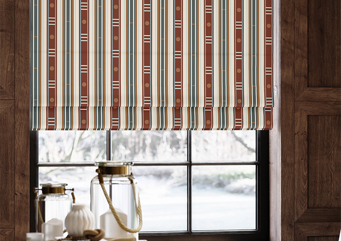 The British Stripe Co. William, Teignbridge No.1 - Twist&Fit Roman Blind - Image 5